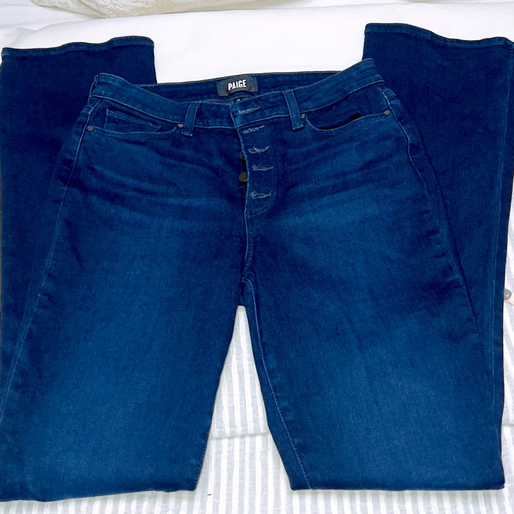 PAIGE: Hourglass Boot Cut Jeans - Size 30